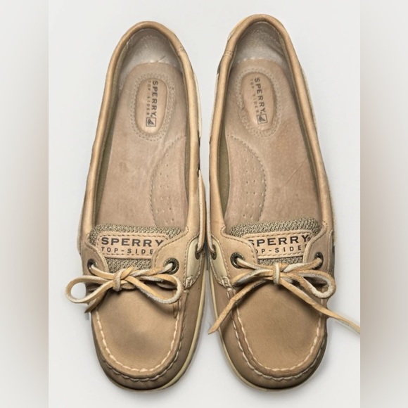 Sperry Topsider Angelfish Boat Shoes Women's 7.5 Brown Leather Casual 9102047 - Picture 1 of 8